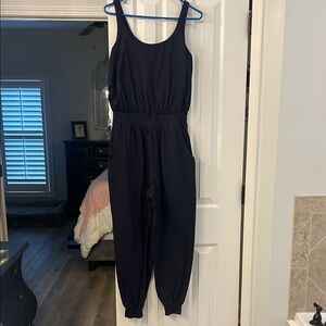 Susana Monaco Navy Jumpsuit
